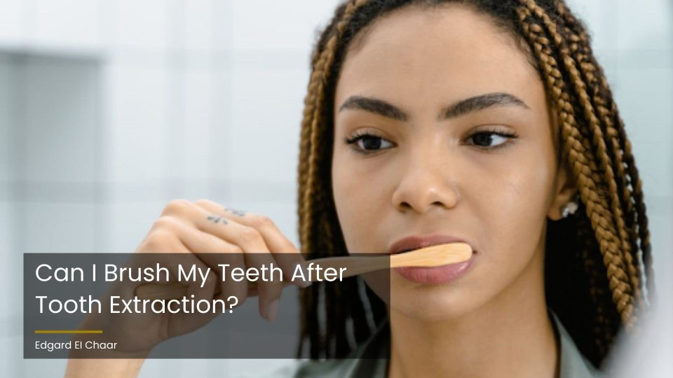 can i brush my teeth after tooth extraction